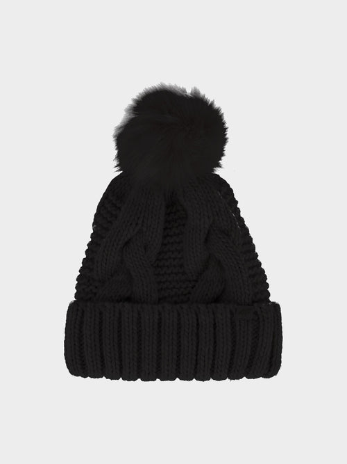 4F Czapka zimowa damska z pomponem