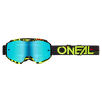 Gogle O'Neal B-10 ATTACK black/neon yellow - radium blue (junior)