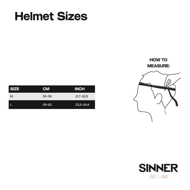 KASK NAR. SINNER BEARTOOTH, CZARNY MAT