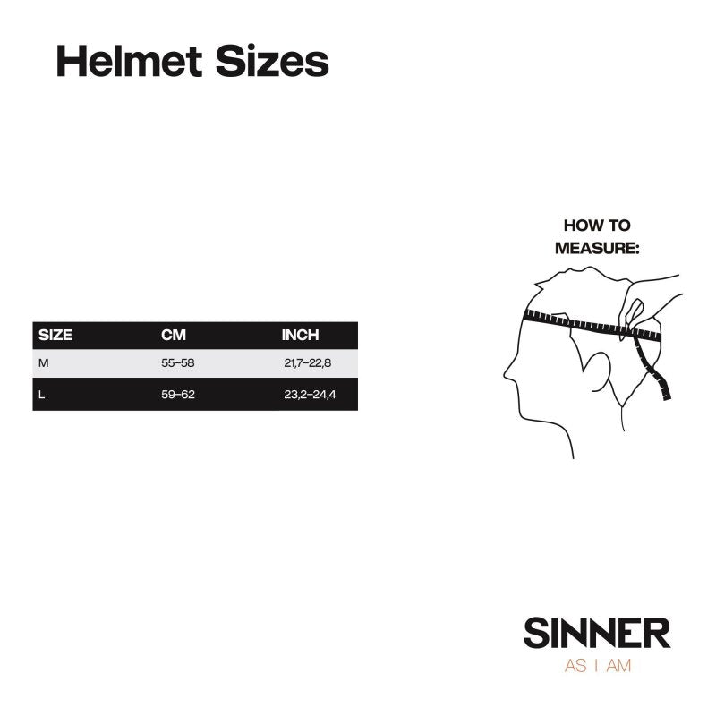 KASK NAR. SINNER BEARTOOTH, SZARY/POMARAŃCZOWY