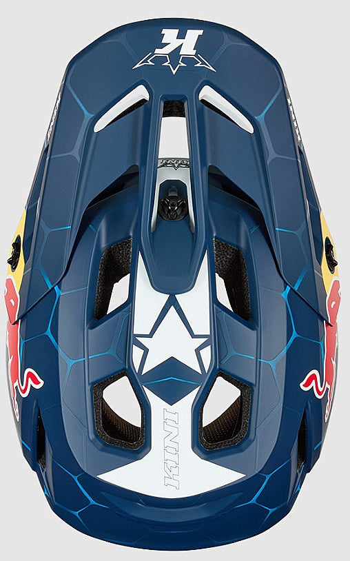 Kask na rower hulajnogę MTB Kini Red Bull fullface L