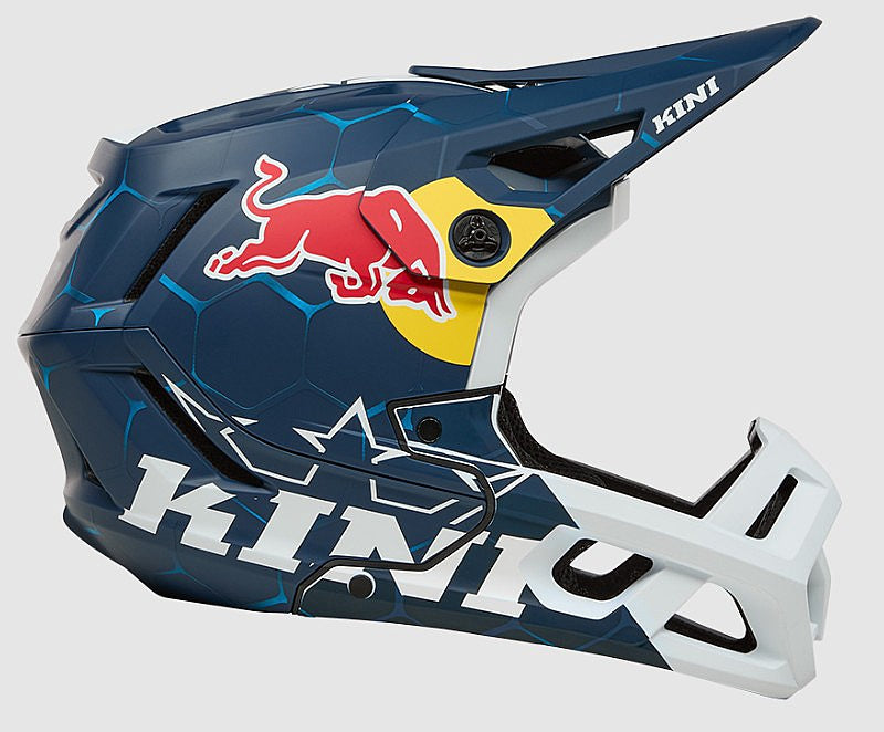 Kask na rower hulajnogę MTB Kini Red Bull fullface L