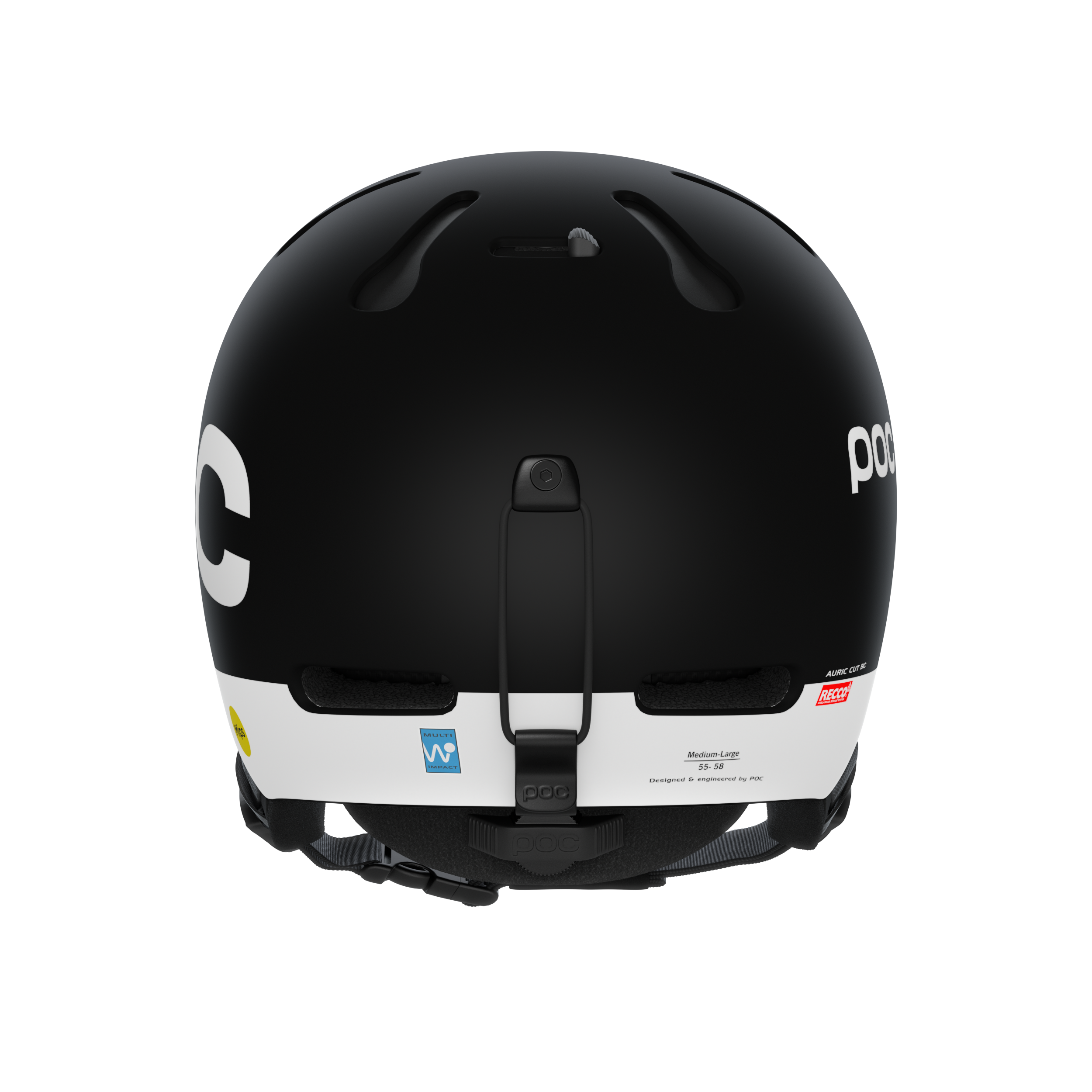 Kask narciarski POC - AURIC CUT BC MIPS URANIUM BLACK MATT