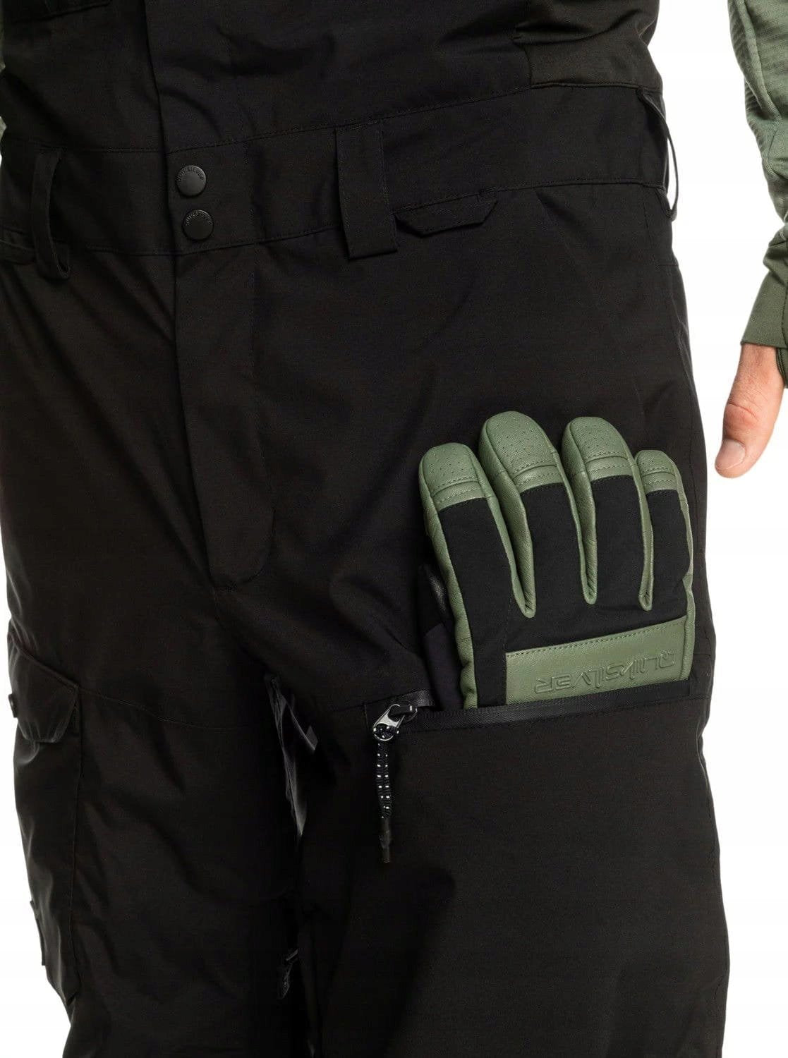 Męskie Spodnie Quiksilver Technical Snow Bib Pants