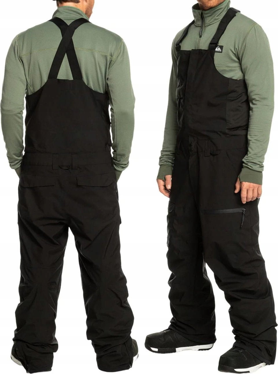 Męskie Spodnie Quiksilver Technical Snow Bib Pants