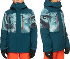 QUIKSILVER  CIEPŁA KURTKA ZIMOWA DZIECIĘCA DLA CHŁOPCA DZIEWCZYNKI WODOODPORNA