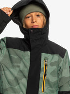 QUIKSILVER CIEPŁA KURTKA ZIMOWA DZIECIĘCA DLA CHŁOPCA OCIEPLANA