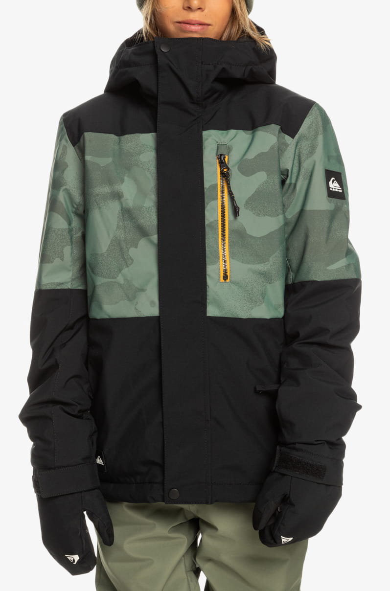 QUIKSILVER CIEPŁA KURTKA ZIMOWA DZIECIĘCA DLA CHŁOPCA OCIEPLANA