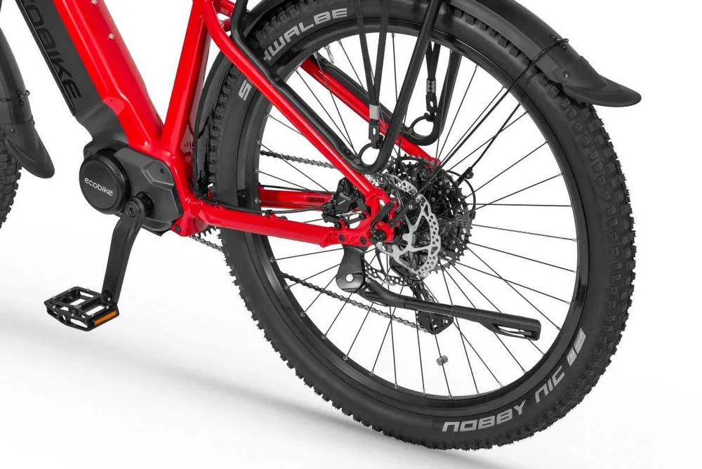 Rower elektryczny Ecobike RX 500 Black Red SUV - CAN