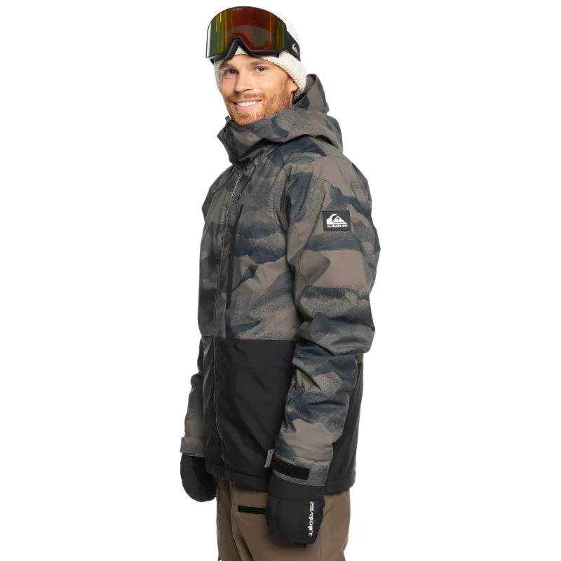 Quiksilver Mission Printed Block Jacket - Kurtka narciarska męską